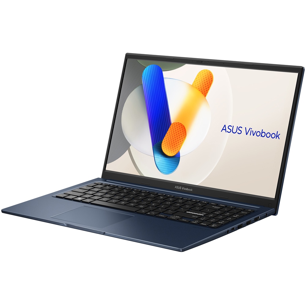 Laptop ASUS VivoBook 15 R1504VA-BQ2193W, Intel Core i3-1315U pana la 4.5GHz, 15.6" Full HD, 8GB, SSD 512GB, Intel UHD Graphics, Windows 11 Home, Quiet Blue