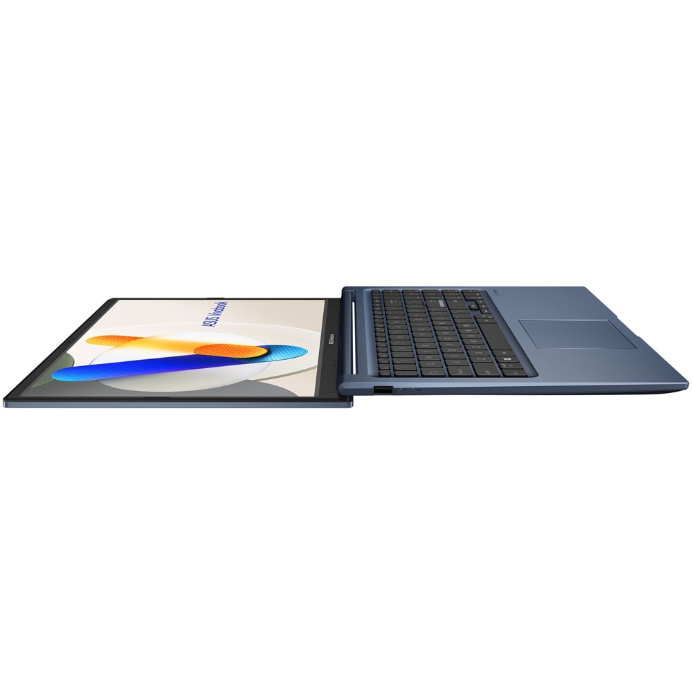Laptop ASUS VivoBook 15 R1504VA-BQ2193W, Intel Core i3-1315U pana la 4.5GHz, 15.6" Full HD, 8GB, SSD 512GB, Intel UHD Graphics, Windows 11 Home, Quiet Blue