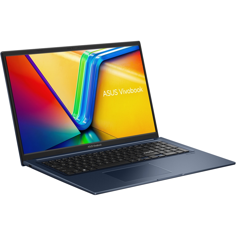 Laptop ASUS VivoBook 17 X1704VA-AU056, Intel Core i7-1355U pana 4.4GHz, 17.3" Full HD, 16GB, SSD 1TB, Intel Iris Xe Graphics, Free DOS, Quiet Blue