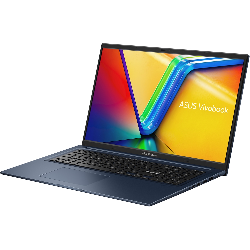 Laptop ASUS VivoBook 17 X1704VA-AU056, Intel Core i7-1355U pana 4.4GHz, 17.3" Full HD, 16GB, SSD 1TB, Intel Iris Xe Graphics, Free DOS, Quiet Blue