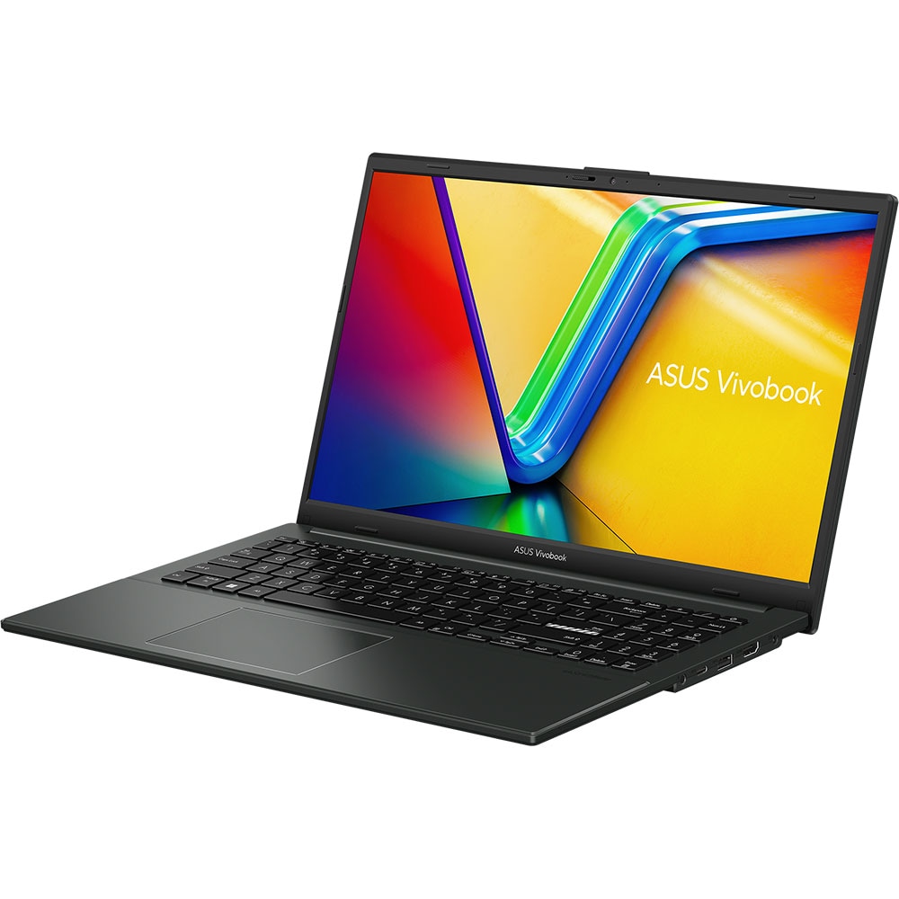 Laptop ASUS Vivobook Go 15 L1504FA-BQ611, AMD Ryzen 5 7520U pana la 4.3GHz, 15.6" Full HD, 8GB, SSD 512GB, AMD Radeon 610M, Free Dos, Mixed Black