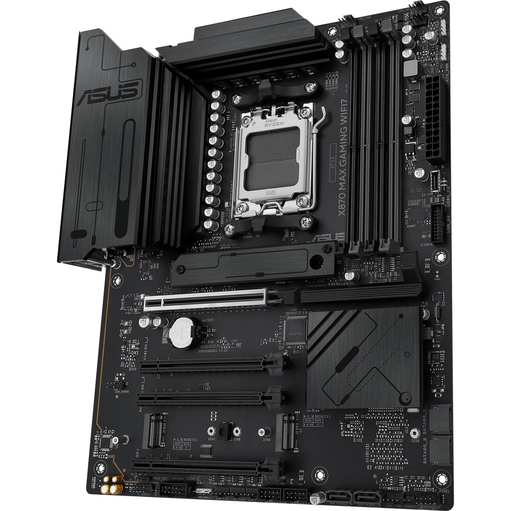 Placa de baza ASUS X870 MAX GAMING WIFI, Socket AM5, ATX, Wi-Fi