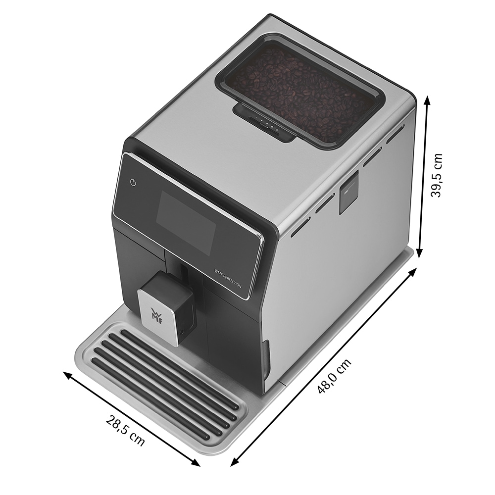 Espressor automat WMF Perfection 840L CP850D15, 2l, 1500W, 15 bar, argintiu-negru