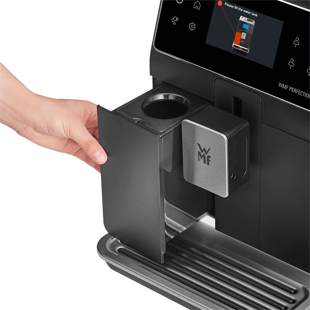 Espressor automat WMF Perfection 840L CP850D15, 2l, 1500W, 15 bar, argintiu-negru