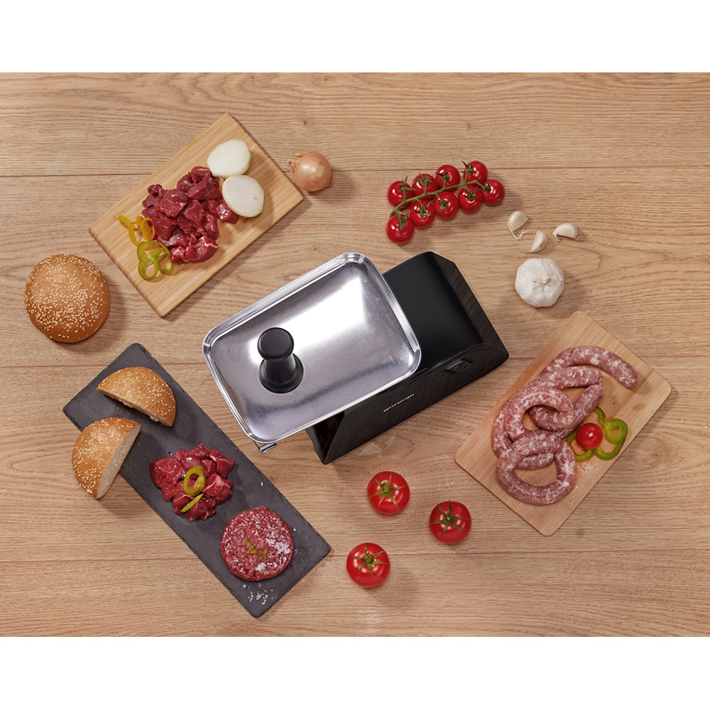 Masina de tocat carne GORENJE MG2001SB, 2.6kg/min, 2000W, accesoriu carnati/radere/feliere, negru