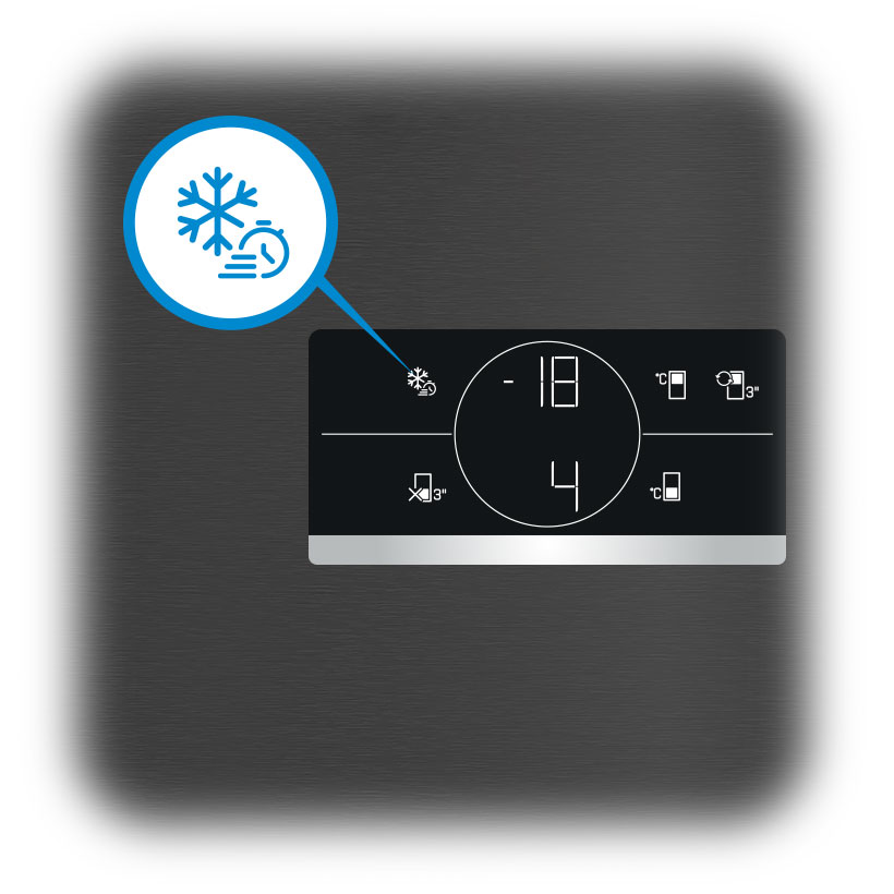 Combina frigorifica BEKO B3RCNA364HXBR1, No Frost, 316 l, H 186.5 cm, Clasa E, dark inox