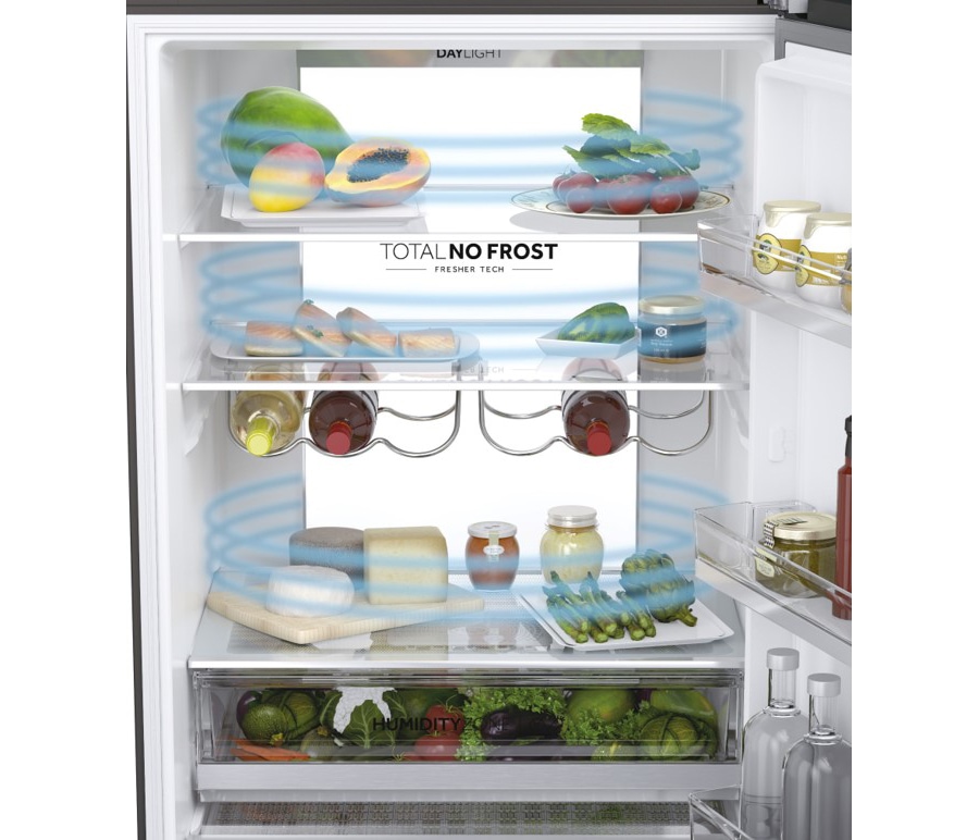 Combina frigorifica HAIER HTW7720ENMB, No Frost, 483 l, H 201 cm