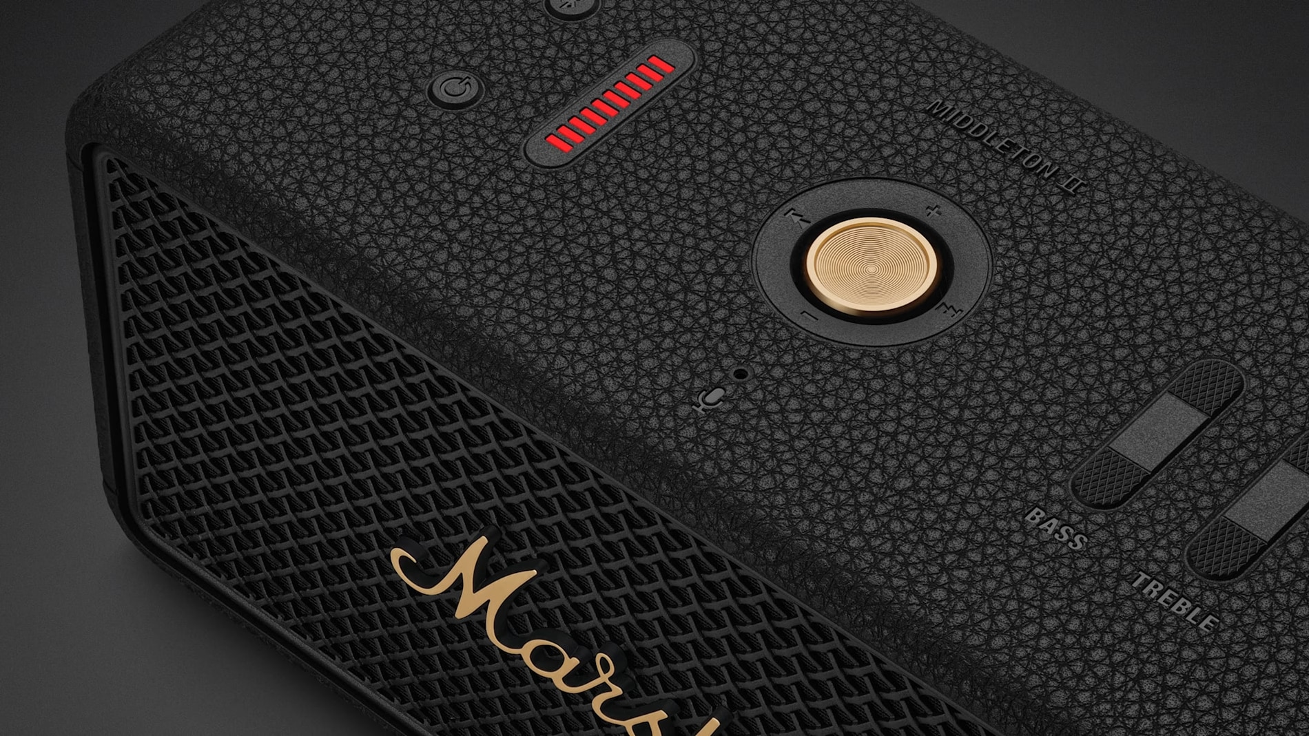 Boxa portabila MARSHALL Middleton II, Bluetooth, IP67, negru