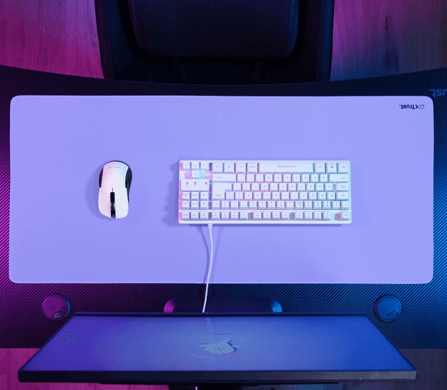 Mouse Pad Gaming TRUST GXT 759 XXL, alb