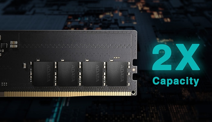 Memorie desktop ADATA, 32GB DDR5, 4800MHz, CL40, AD5U480032G-S