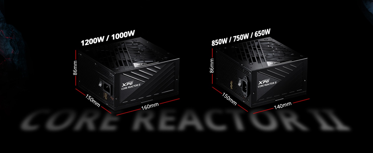 Sursa PC XPG Reactor II, 850W, 120mm, 80 Plus Gold, Full Modular
