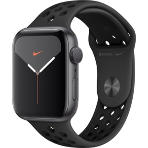 apple watch s4 gps 44mm space grey black sport band mu6d2wb