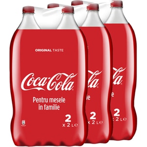 Bautura Racoritoare Carbogazoasa Coca Cola Zero Zahar Bax 2l X 6 Sticle