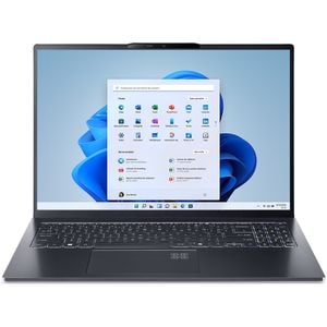 Laptop ACER Swift Go 16 AI OLED SFG16-61-R52X, AMD Ryzen AI 7 350 pana la 5GHz, 16"  WUXGA+, 32GB, SSD 2TB, AMD Radeon 860M, Windows 11 Home, Titanium Gray