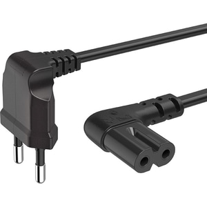 Cablu alimentare HAMA 137231, 5m, 2 pini, negru