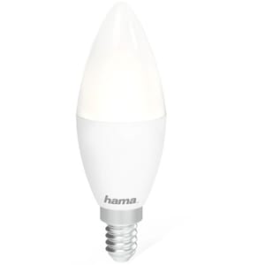 Bec LED Smart HAMA 176583, E14, 5.5W, 470lm, Wi-Fi, lumina variabila, compatibil Alexa, Google Assistant
