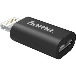 Adaptor HAMA 178400 MicroUSB - Lightning, negru