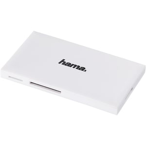 Cititor de carduri HAMA Multi-Card Reader 181017, USB 3.0, CompactFlash tip I, Memory Stick, SD/microSD, alb