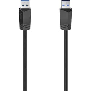 Cablu USB A - USB A HAMA 200624, 1.5m, negru