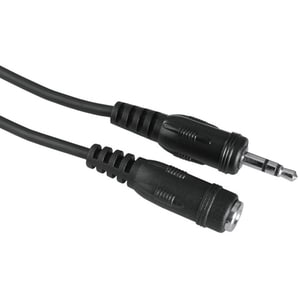 Cablu audio extensie Jack 3.5mm HAMA 205104, 2.5m, negru