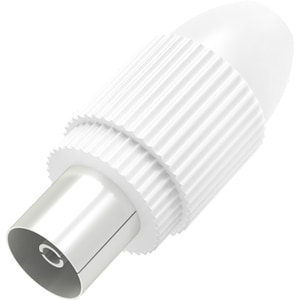 Mufa antena Coaxial Priza HAMA 205214, alb
