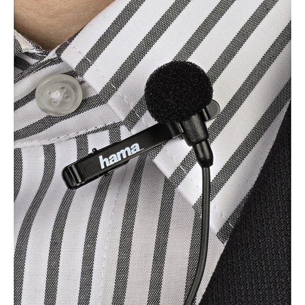 Microfon lavaliera HAMA LM-09, negru