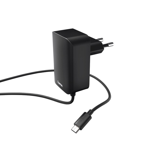 Incarcator Retea Hama 178301 Microusb Negru