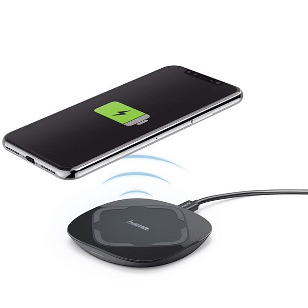 Incarcator Wireless Hama Qi Fc 10 Universal Qi Negru