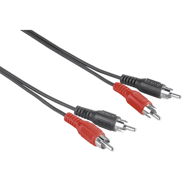 Cablu audio RCA HAMA 205087, 5m, negru
