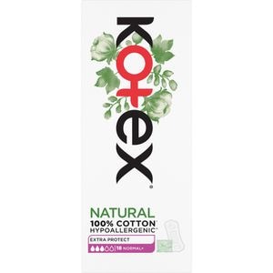 Absorbante zilnice KOTEX Extra Protect Natural, 18buc