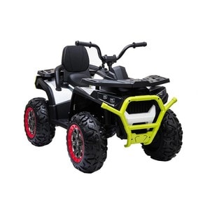ATV electric copii NOVOKIDS Desert Rider, 3-12 ani, 12V, 6 km/h, alb-negru