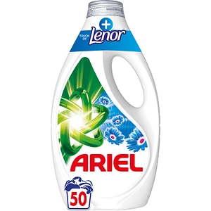 Detergent lichid ARIEL Touch of Lenor, Fresh Air, 2.25 l, 50 spalari