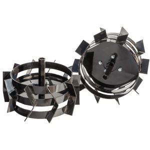 Roti metalice motocultor, 40 cm, negru