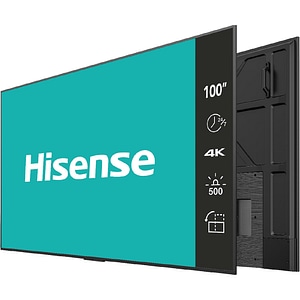 Display profesional HISENSE 100BM66D, 100", 4K UHD, 120Hz, Wi-Fi, Boxe, negru