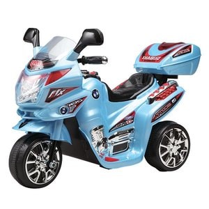 Motocicleta electrica copii NOVOKIDS Moto Classico 51, 3-6 ani, 6V, 5 km/h, albastru