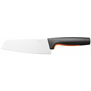 Cutit Santoku FISKARS Functional Form 1057536, 16cm, inox, negru