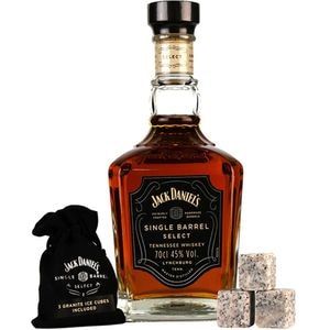 Set Whisky Jack Daniel's Single Barrel, 0.7L + stones