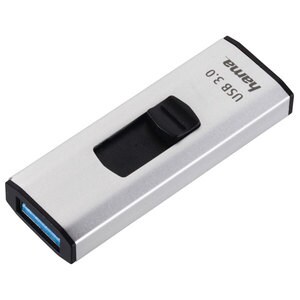 Memorie USB HAMA 4Bizz FlashPen 124181, 32GB, USB 3.0, argintiu