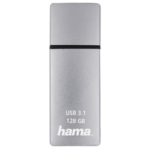 Memorie USB HAMA C-Bolt 124196, 128GB, USB 3.1 Type-C Gen 2, argintiu