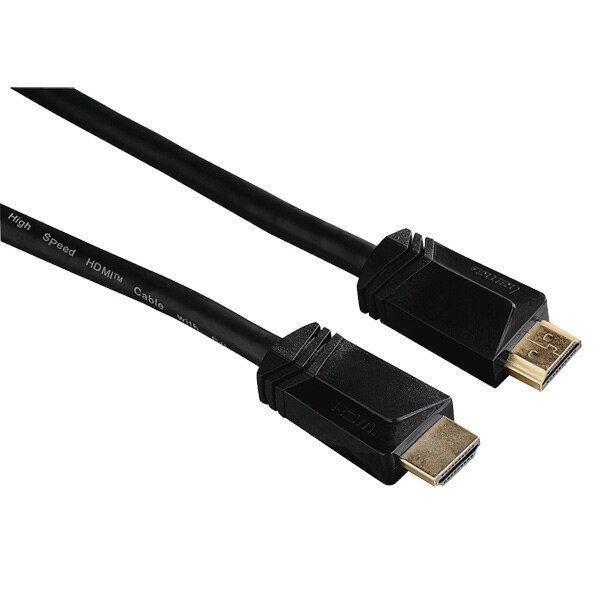 Cablu HDMI Ethernet HAMA 122103, 0.75m, negru