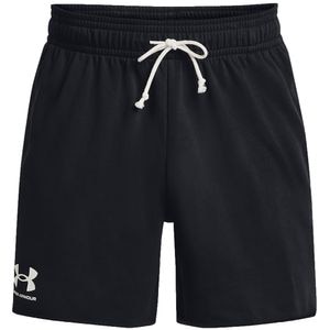 Pantaloni scurti barbati UNDER ARMOUR UA Rival Terry 6In Short, marimea L, negru