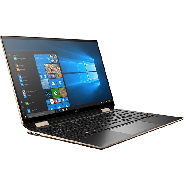 Laptop 2 in 1 HP Spectre x360 13-aw2020nn, Intel Core i5-1135G7 pana la 4.2GHz, 13.3" Full HD Touch, 8GB, SSD 512GB, Intel Iris Xe Graphics, Windows 10 Home, negru
