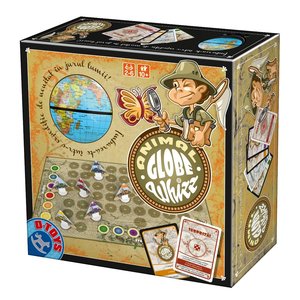 Joc de societate D-toys, globe whizz animale, joc tip quiz