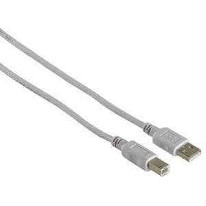 Cablu USB A - USB B HAMA 34694, 1.5m, alb