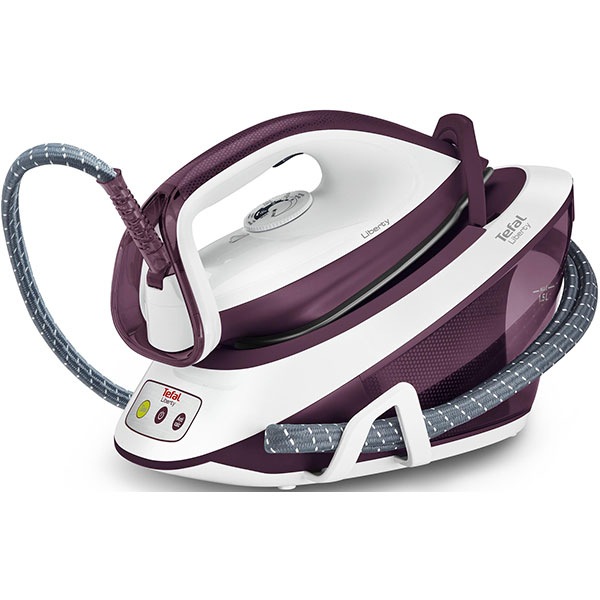 Statie De Calcat Tefal Liberty Sv7010e0 2200w 300g Min 1 5l Talpa Ceramica Alb Visiniu
