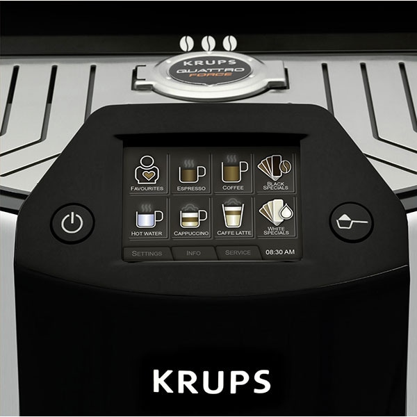 Espressor automat KRUPS Barista EA907D31, 1.7l, 1450W, 15 bar. argintiu-negru
