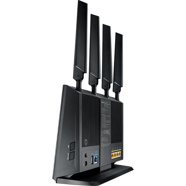 Router Wireless Gigabit ASUS 4G-AC68U AC1900, Dual-Band 600 + 1300 Mbps, USB 3.0, negru