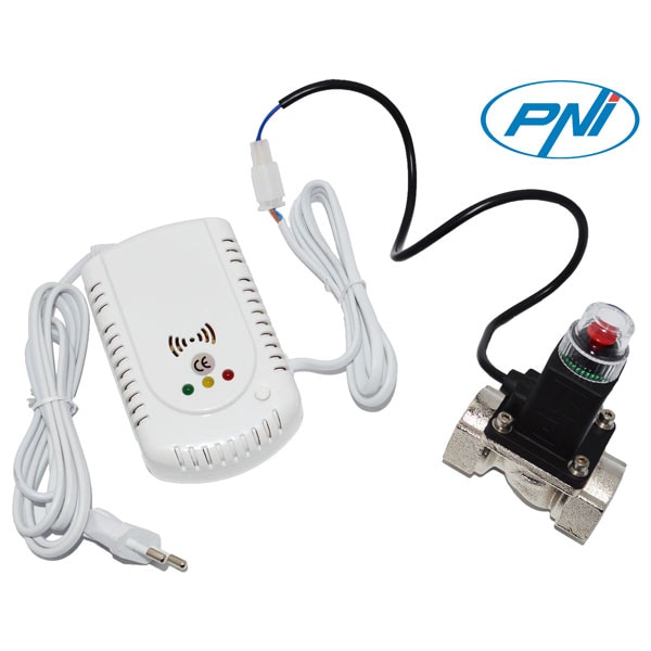 Kit senzor gaz PNI GD-01 si electrovalva PNI V-02 2014172