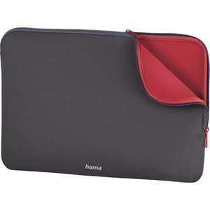 Husa laptop HAMA 16507, 11.6", gri-rosu