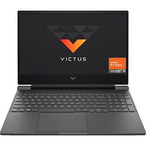 Laptop Victus by HP 15-fb1013nn, AMD Ryzen 5 7535HS pana la 4.5GHz, 15.6" Full HD, 16GB, SSD 512GB, NVIDIA GeForce RTX 2050 4GB, FreeDos, argintiu-negru